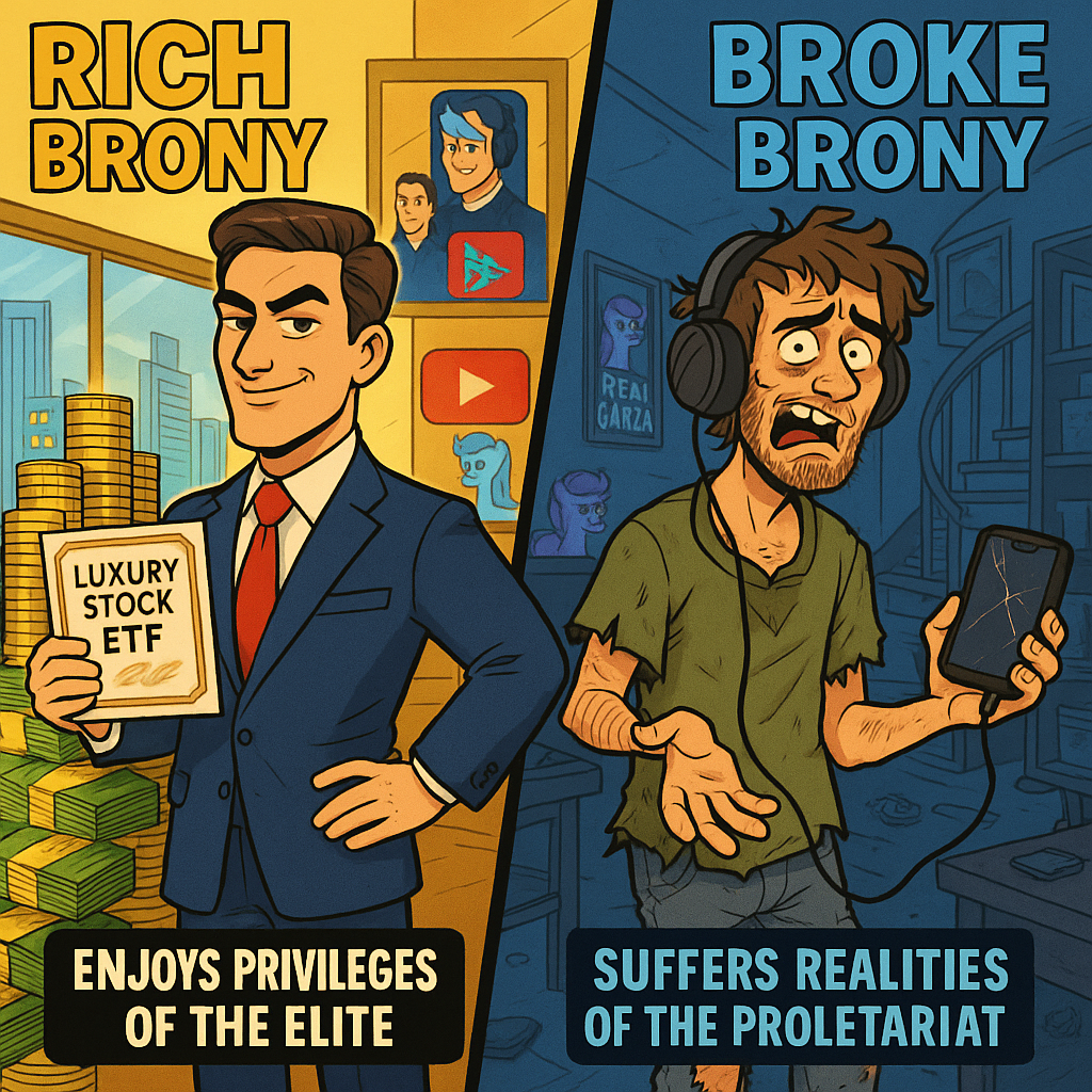 Rich Brony, Poor Brony — A Tale of Hooves and Hustle