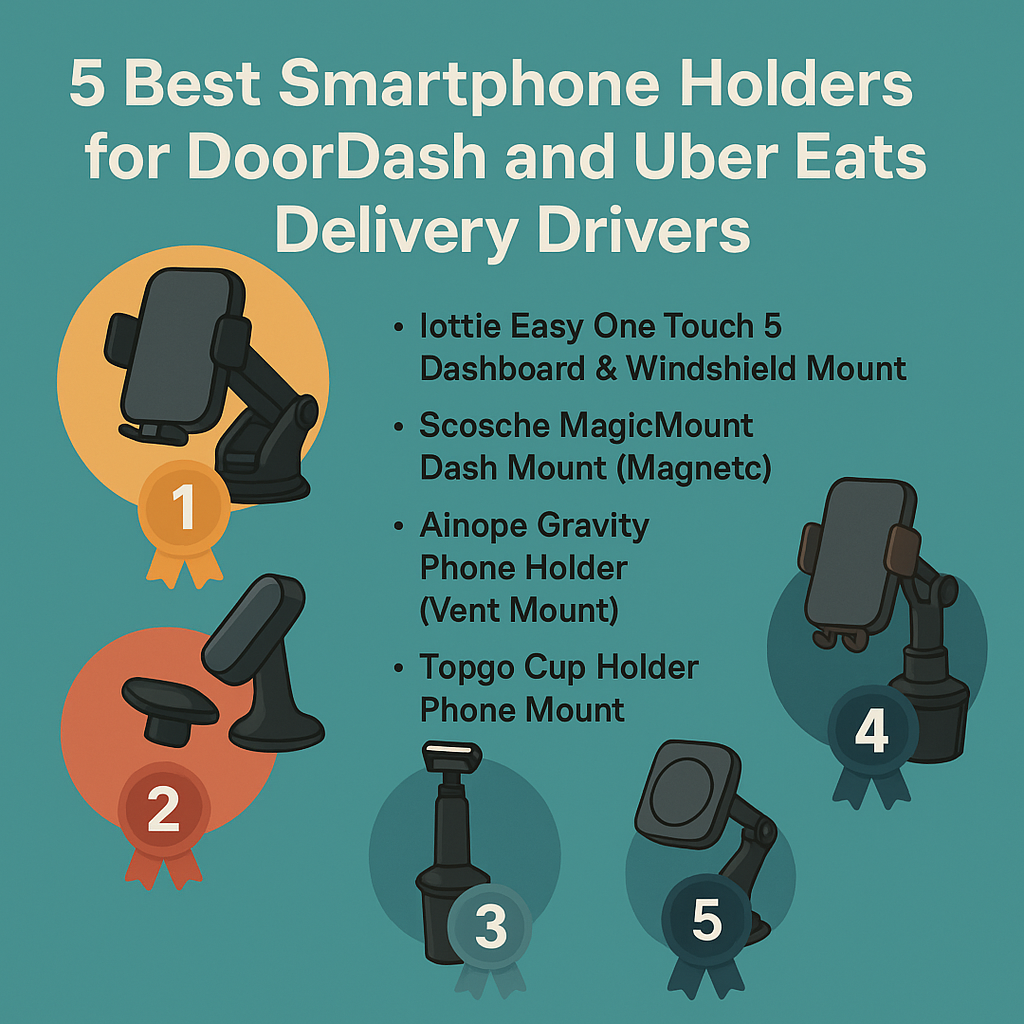 5 Smartphone holders listed.