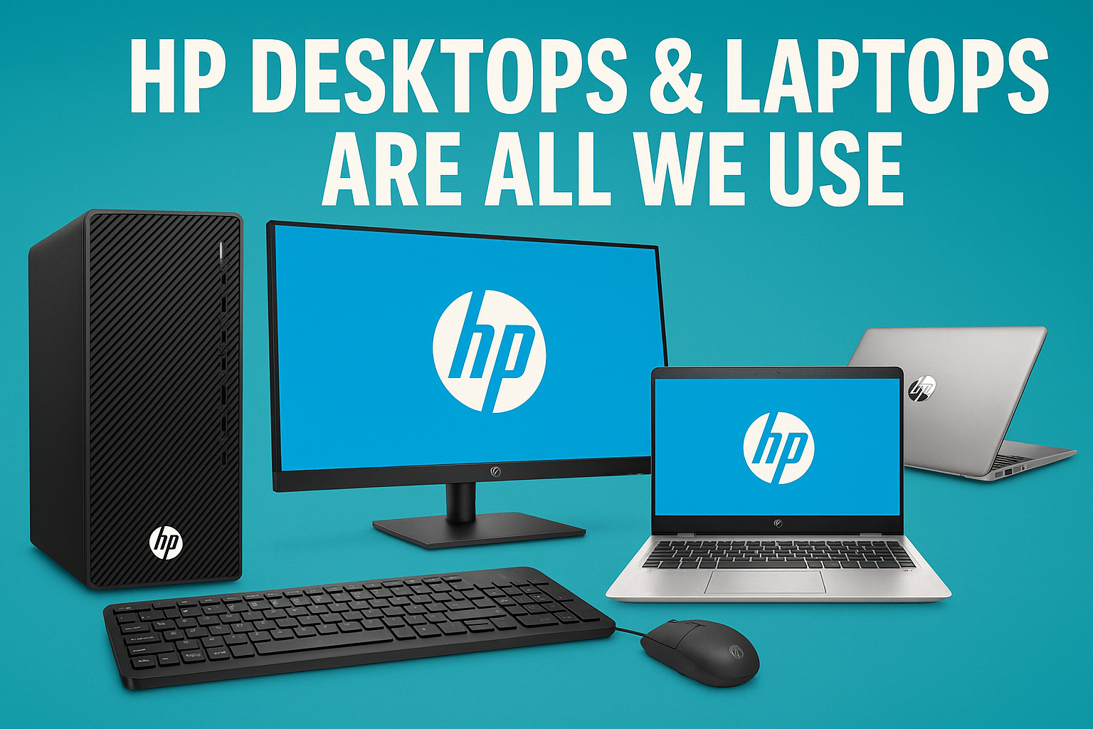 HP Desktops & Laptops Are All We Use