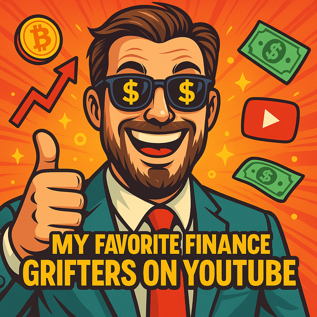 My Favorite Finance Grifters on YouTube