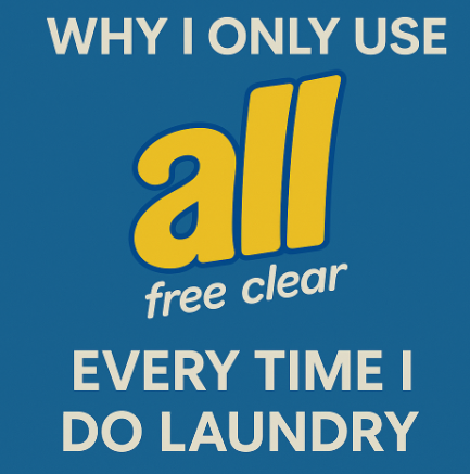 All Free and Clear next to some text.