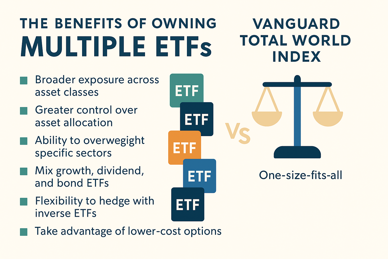 Why Owning Multiple ETFs Beats the Vanguard Total World Index